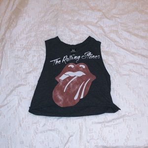 Rolling Stones crop top